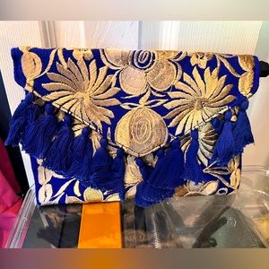 Colorful Mexican Embroidered Clutch